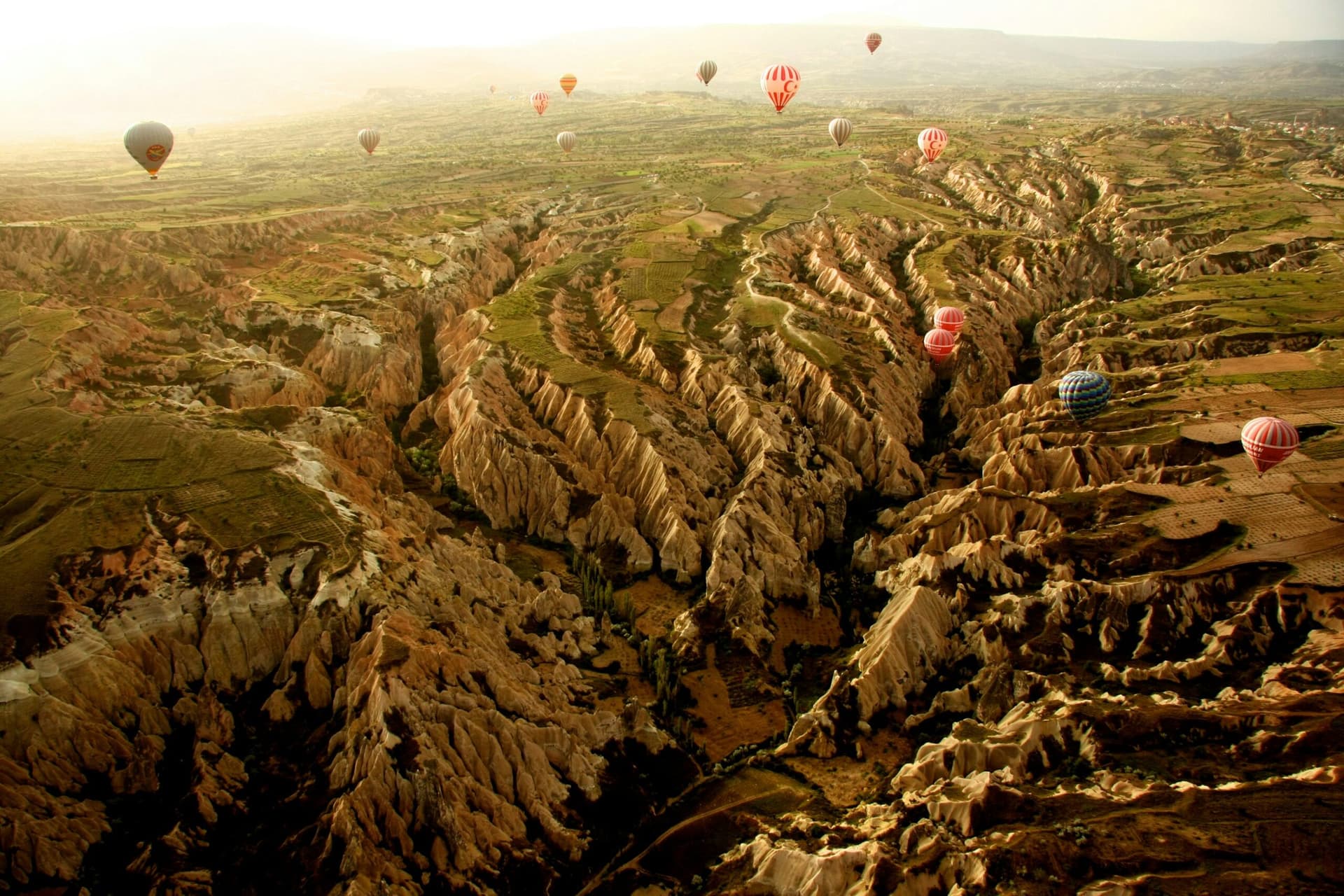 Türkiye Tourism - Cappadocia Balloon Routes and Valleys